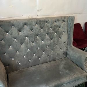Sofa and barstools
